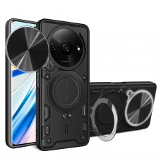 Θήκη Κινητού TechSuit CamGuard Pro Αντικραδασμική ( Armor - Shockproof ) με ενσωματωμένη βάση-δαχτυλίδι και κάλυμμα καμερών για XIAOMI REDMI A3 ΜΑΥΡΟ