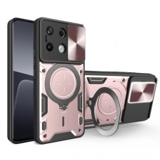 Θήκη Κινητού TechSuit CamGuard Pro Αντικραδασμική ( Armor - Shockproof ) με ενσωματωμένη βάση-δαχτυλίδι και κάλυμμα καμερών για XIAOMI REDMI NOTE 13 4G ΡΟΖ