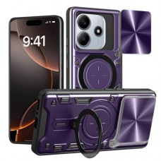 Θήκη Κινητού TechSuit CamGuard Pro Αντικραδασμική ( Armor - Shockproof ) με ενσωματωμένη βάση-δαχτυλίδι και κάλυμμα καμερών για XIAOMI REDMI NOTE 14 4G (164) ΜΟΒ