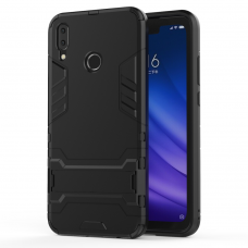 Θήκη Κινητού BBR Iron Αντικραδασμική ( Armor - Shockproof ) με ενσωματωμένη βάση στήριξης ( Kickstand ) για HUAWEI Y9 2019 BLACK