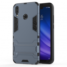 Θήκη Κινητού BBR Iron Αντικραδασμική ( Armor - Shockproof ) με ενσωματωμένη βάση στήριξης ( Kickstand ) για HUAWEI Y9 2019 NAVY BLUE