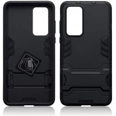 Θήκη Κινητού BBR Iron Αντικραδασμική ( Armor - Shockproof ) με ενσωματωμένη βάση στήριξης ( Kickstand ) για HUAWEI P40 BLACK