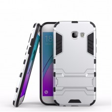 Θήκη Κινητού BBR Iron Αντικραδασμική ( Armor - Shockproof ) με ενσωματωμένη βάση στήριξης ( Kickstand ) για SAMSUNG Galaxy A7 2017 SILVER