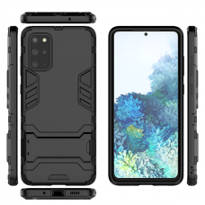 Θήκη Κινητού BBR Iron Αντικραδασμική ( Armor - Shockproof ) με ενσωματωμένη βάση στήριξης ( Kickstand ) για SAMSUNG Galaxy S20 PLUS BLACK