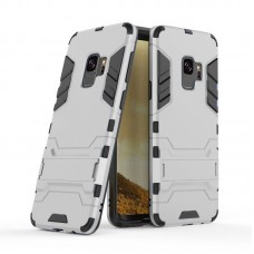 Θήκη Κινητού BBR Iron Αντικραδασμική ( Armor - Shockproof ) με ενσωματωμένη βάση στήριξης ( Kickstand ) για SAMSUNG Galaxy S9 SILVER